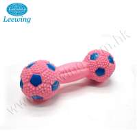 Pet Products Outdoor Durable Funny Eco-Friendly Custom Logo Printed Football Rubber Bone Training Interactive Pet Toys for Dogs